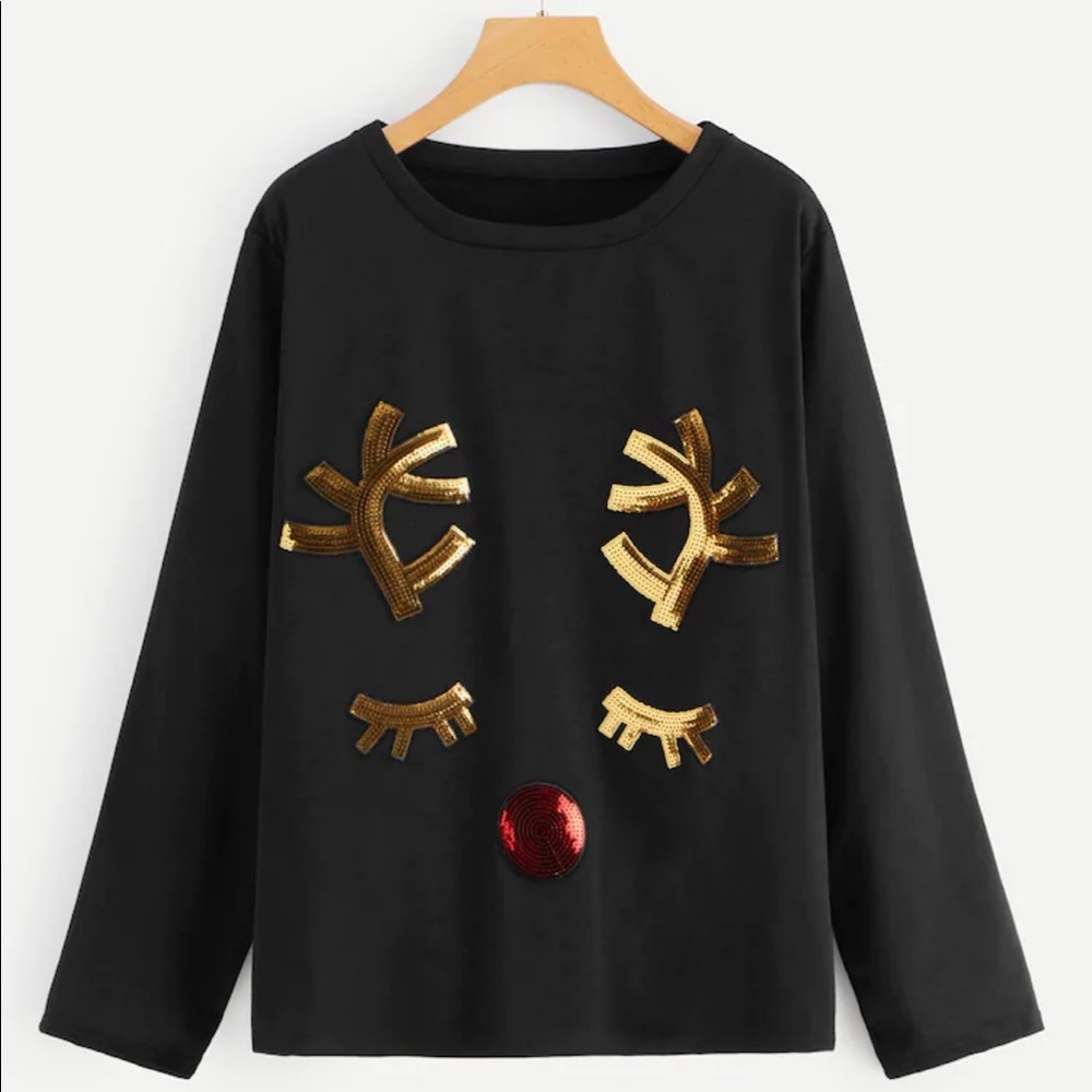 🎄Reindeer Sequin PLUS